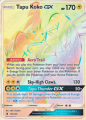 Tapu Koko GX - 153/145 - Secret Rare